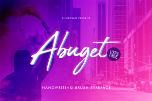 Abuget Free Script: A Gentle Touch for Editorial Design