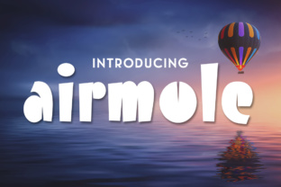 Airmole: A Playful Display Font for Editorial Impact
