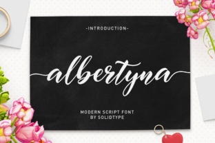 Albertyna: A Script Font for Editorial Elegance