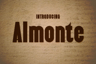 Almonte: A Vintage-Inspired Display Font That Feels Like Home