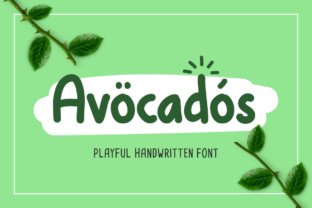 Avocados: A Playful Script Font for Branding and Creativity