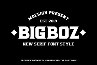 Bigboz: A Bold Serif for Branding Projects