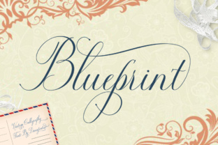 Blueprint: A Script Handwritten Font for Digital Design