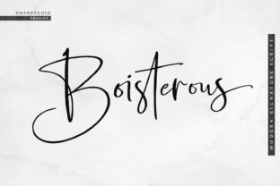 Boisterous Script: A Versatile Font for Editorial Design