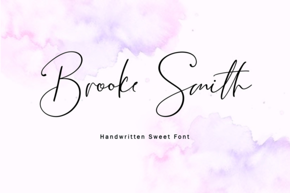 Brooke Smith Script: A Beautiful Font for Handmade Creators