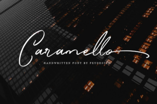 Caramello: A Script Font for Crafters and Designers