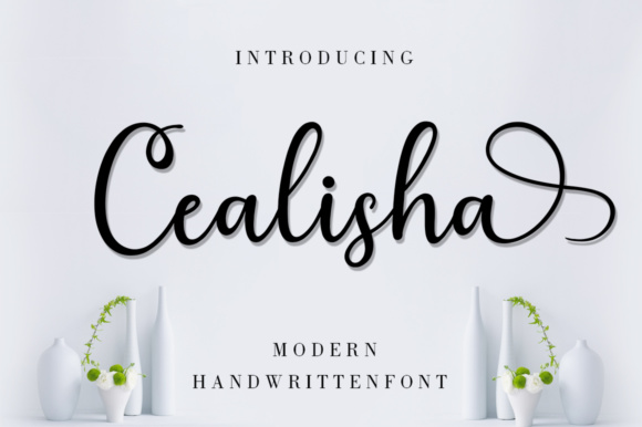 Cealisha: A Modern Handwritten Font That Elevates Your Brand
