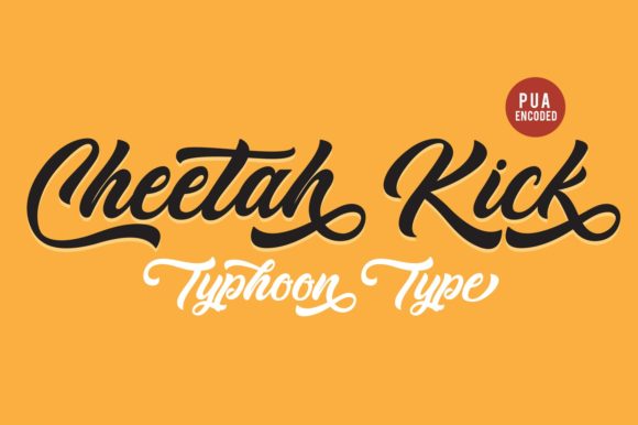 Cheetah Kick: A Script Font for Bold Brand Campaigns