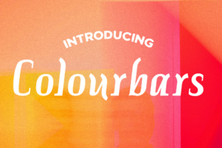 Colourbars: A Classic Italic Serif Font for Small Business Branding