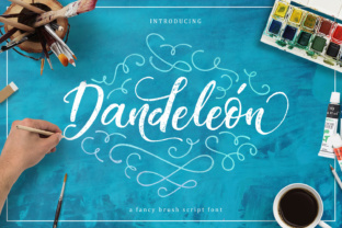 Dandeleón: A Script Font for Web Design and Brand Identity