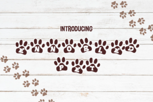 Ennobled Pet: A Playful, Polished Display Font for Small Business Branding