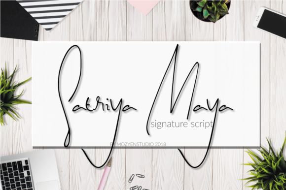 Font Choice That Speaks Volumes: Satriya Maya in Action