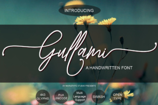 Gullami Rice Script: A Handwritten Font for Editorial Warmth