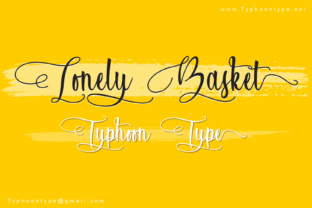 Lonely Basket: A Script Font for Elegant Branding