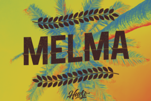 Melma: A Bold, Textured Display Font for Small Business Branding