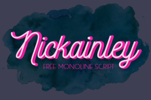 Nickainley: A Free Handwritten Typeface That Elevates Digital Headlines