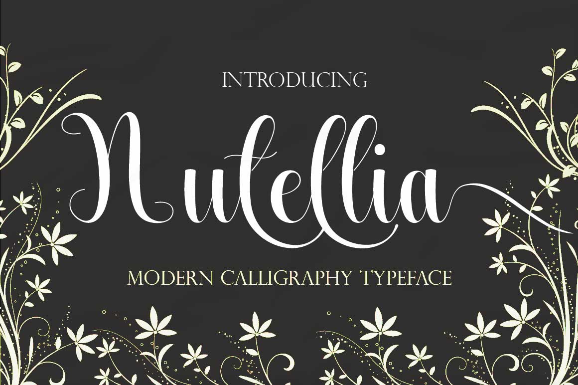 Nutellia: A Refined Script Typeface for Digital Branding