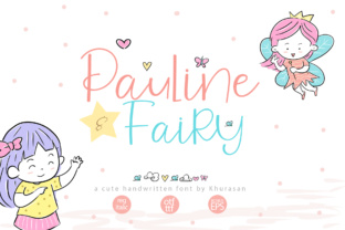 Pauline Fairy: A Gentle Script Typeface for Editorial Warmth