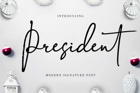 President Font Review: A Script Font for Campaign Creativity