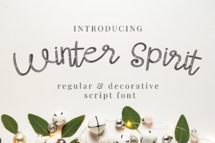 Winter Spirit: A Script Font for Editorial Elegance