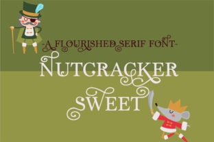 ZP Nutcracker Sweet: A Flourished Serif for Branding